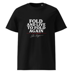 T-shirt Fold and live - noir