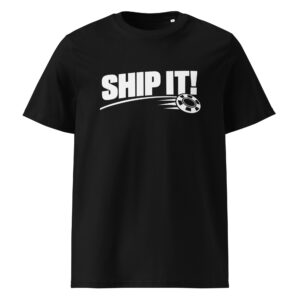 T-shirt Ship it – noir