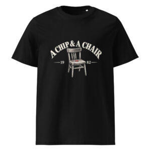 T-shirt A Chip & A Chair – noir