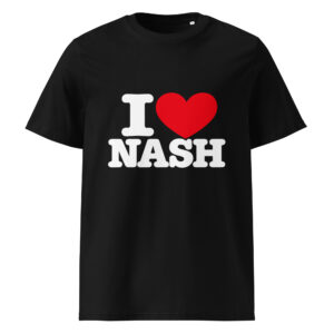 T-shirt I ♥ Nash – noir
