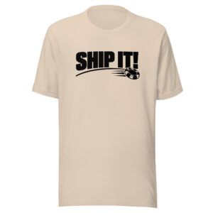 T-shirt Ship it – clair