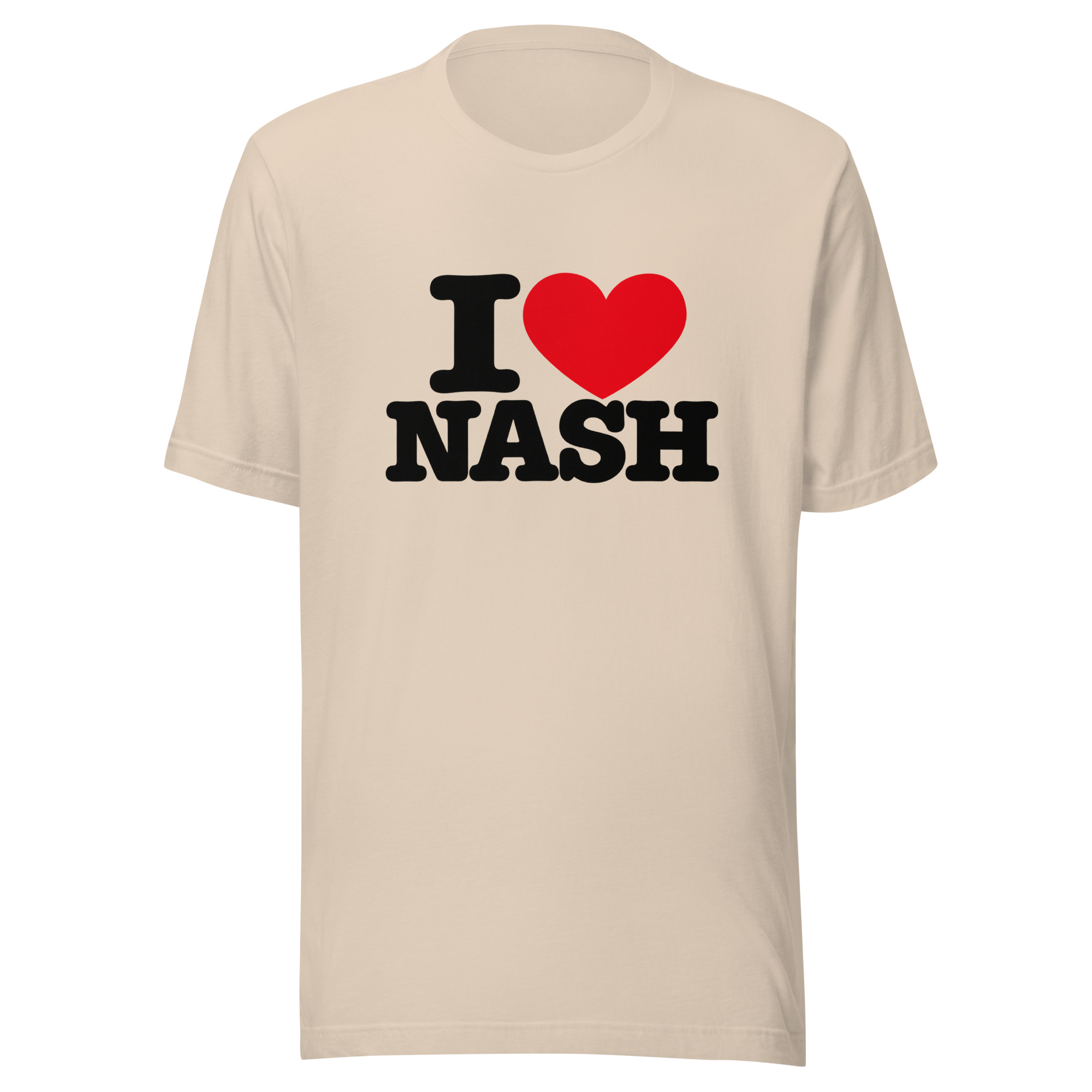 T-shirt I ♥ Nash – clair